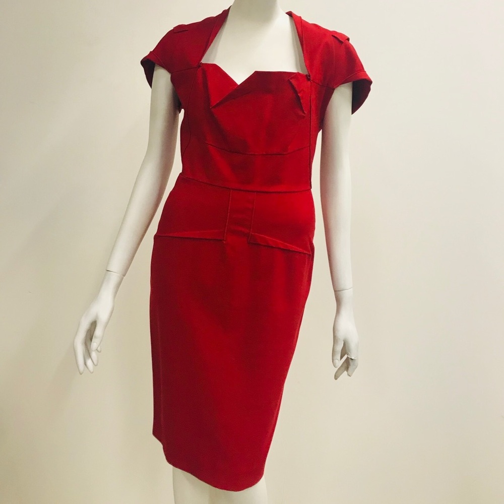 Roland Mouret Red Dress